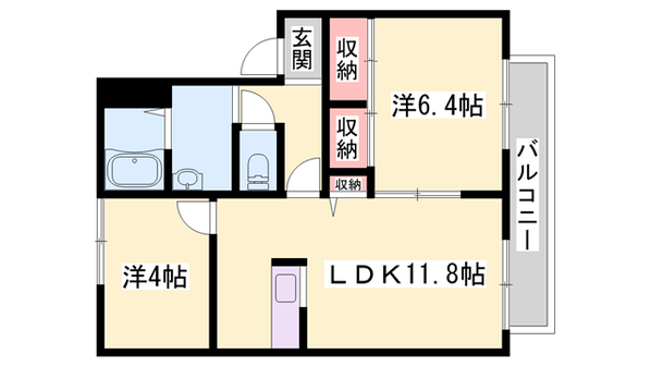 モンラヴィ青山の物件間取画像